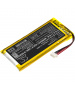 Batteria Lipo YT613773 da 3,7 V 1,9Ah per lettore Xduoo X3 MP3