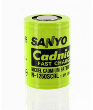 Accu Sanyo 1.2V 1250mAh NiCd
