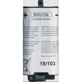 Lithiumbatterie 3v 3Ah Daitem BATLI43 (RXU15X) für Bewegungsmelder