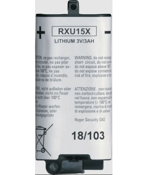 Pile Lithium 3v 3Ah Daitem (RXU15X)