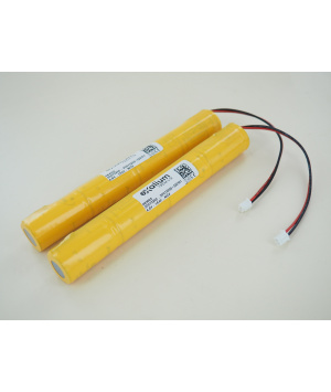 Battery 2x4.8V 1.6Ah for BAES Ambiance 062566A Legrand ECO1