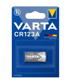 3V 1.6Ah CR-123A Varta Lithium Battery