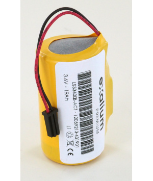 Pile 3.6V 17Ah lithium A111472 pour compteur Itron Corus (LS33600B-ACT)