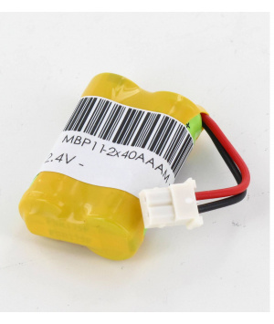 Batterie 2.4V pour Babyphone Motorola MBP11 TYPE BY1131 (2/3AAA400)