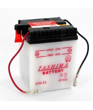 Lead motorcycle 6V 4Ah 6N4 - 2A battery Lead motorcycle 6V 4Ah 6N4 - 2A battery