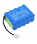 12V 2Ah NiMh 101261 batteria per allarme Martek Navgard BNWAS