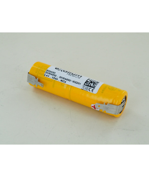 Batería Saft 2.4V 1.6Ah 2VNT Cs 1600 805490