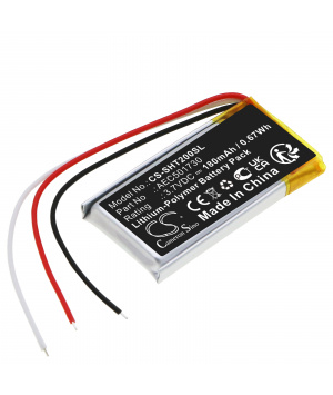 3.7V 180mAh Lipo AEC501730 Battery for Shure RMCE-BT2 Cable