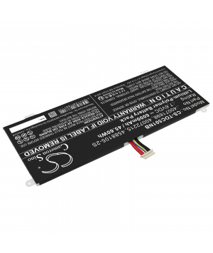 Batterie 7.6V 6Ah LiPo 40071698 pour Dynabook Satellite Pro C50-H-106