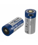 Batteria Li-Ion 3.6V 3.4Ah 18650 con ricarica Micro-USB