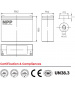 Batteria da 12,8 V 24 Ah LFP 307 Wh M5 NPP LFP12.8-24