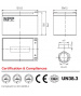 12.8V 30Ah LFP 384Wh M5 NPP LFP12.8-30 Akku