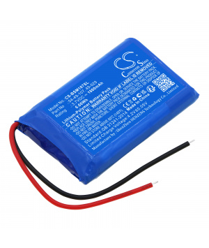 Batterie 3.7V 1.8Ah LiPo pour Biosystems MultiPro Multi-gas (49-029)