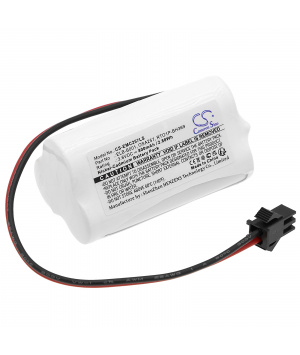 Batería NiCd ELB-B001 de 3,6 V y 800 mAh para Lithonia EU2 LED