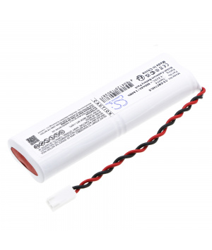 Batería NiCd 93015994E de 4,8 V y 0,8 Ah para BAES Dual-Lite SEWLDGBE