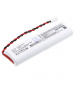 Batería NiCd 93015994E de 4,8 V y 0,8 Ah para BAES Dual-Lite SEWLDGBE