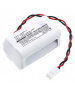 Batería NiCd 24D677 de 4,8 V y 0,8 Ah para BAES Dual-Lite CV3GEB