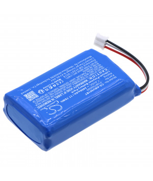 Batería LiPo FUBT50000 de 7,4 V y 2,4 Ah para alarma ABUS Secvest