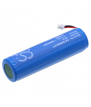 Batería de iones de litio de 3,7 V y 2,6 Ah 03.5388 para lámpara delgada SCANGRIP
