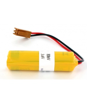 Lithium battery ER6V/3.6V type toshiba - Fanuc connector