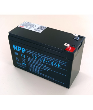 Batterie 12.8V 12Ah LFP 153Wh T2 NPP LFP12.8-12