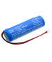 Batería de iones de litio de 3,7 V y 1,5 Ah tipo RXU03X para transmisor SH511AX Daitem