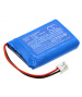 Batería de iones de litio de 3,7 V y 1 Ah 03.5318 para lámpara LED SCANGRIP Miniform COB 03.5060