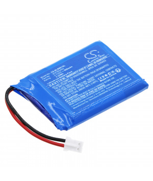 Batteria ZCF603443 agli ioni di litio da 3,7 V 900 mAh per citofono NOLAN N-COM 901X