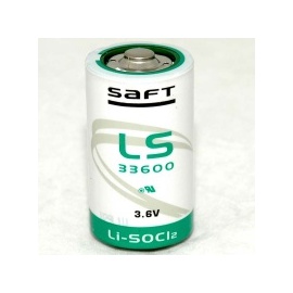 Batería de litio 3.6V Saft 17Ah LS33600