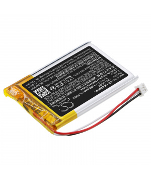 Batterie 3.7V 1Ah LiPo Bat-UU24 pour Babyphone GHB UU24
