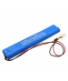 Batterie 9.6V 3.6Ah Li-Ion pour Fulham HotSpot FHSCP-UNV-10P-L-SD