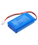 7.4V 0.9Ah LiPo 4238 Akku für Bticino MyHOME_Up 4216 Alarm