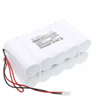Batería NiCd 783HP7 de 12 V y 8 Ah para luz de emergencia de haz grande H2SE12N7