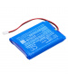 Batterie 3.7V 2.2Ah LiPo 504053 pour analyseur de gaz Drager MSI FG4200