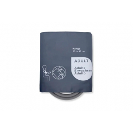 Brassard PNI réutilisable - Avec chambre - 2 tubes - Sans connecteur - Adulte 25/35