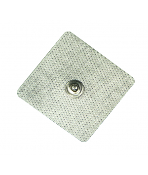 Box of 8 TENS electrodes 40*40 / Disposable / Pregelled / Non-woven / Snap