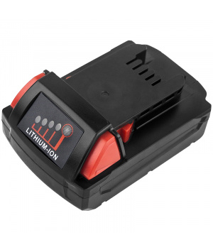 Batterie 18V 2Ah Li-ion M18 pour outils Milwaukee