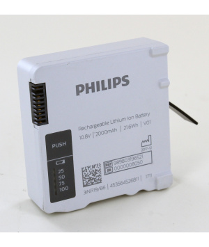 Batería de 10,8 V y 2 Ah para monitor PHILIPS Intellivue X3 (989803196521)