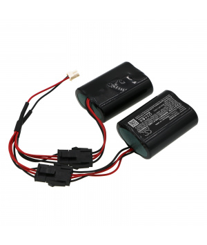 2 batterie al litio 2x3.6v per allarme VISONIC MCS 730, MCS 740, 103-304742