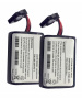 2 2x3.6v de baterías de litio para sirena VISONIC MCS 730, 740, 103-304742 MCS