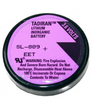 Tadiran SL889 3.6V Lithium-Batterie 1/10 d