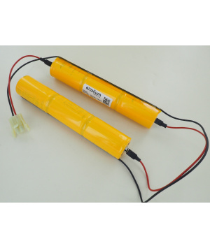 Battery 7.2V 4Ah NiCd 3+3 VNT D baton 808563