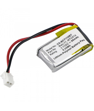 Batli11 3.7V 90mAh LiPo Battery for Daitem Alarm Handset