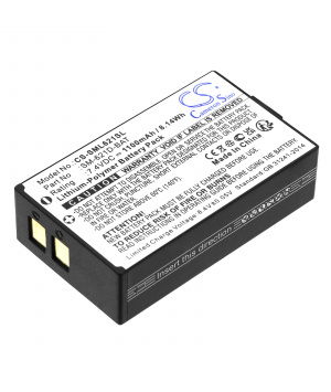 Batterie 7.4V 1.1Ah LiPo pour Simolio Wireless speaker SM-621 (SM-621D-BAT)