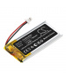 Batteria LiPo 1-OTH0157 da 3,7 V 0,3 Ah per microfono Samson Swar2 Airline