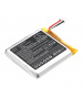 Batería LiPo 115150 de 3,8 V y 4,1 Ah para panel de control EDG-NA-V de 2 gigas