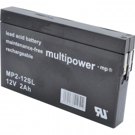 Batterie Plomb 12V 2Ah MP2-12SL Multipower
