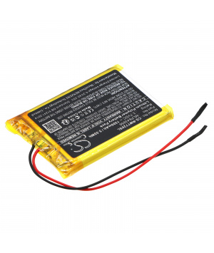 Batería LiPo MLP643956 de 3,7 V y 1,5 Ah para GPS RAND MCNALLY TND-720