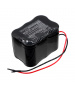 Batteria 7.2V 3Ah NiMH XB1945W per Euro Pro Shark XB1946W