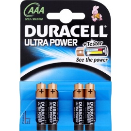 Blister 4 batteries AAA alkaline Duracell ULTRA POWER